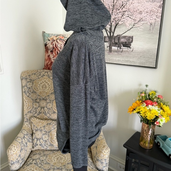 Athleta Gray Hooded Sweatshirt - Picture 5 of 6